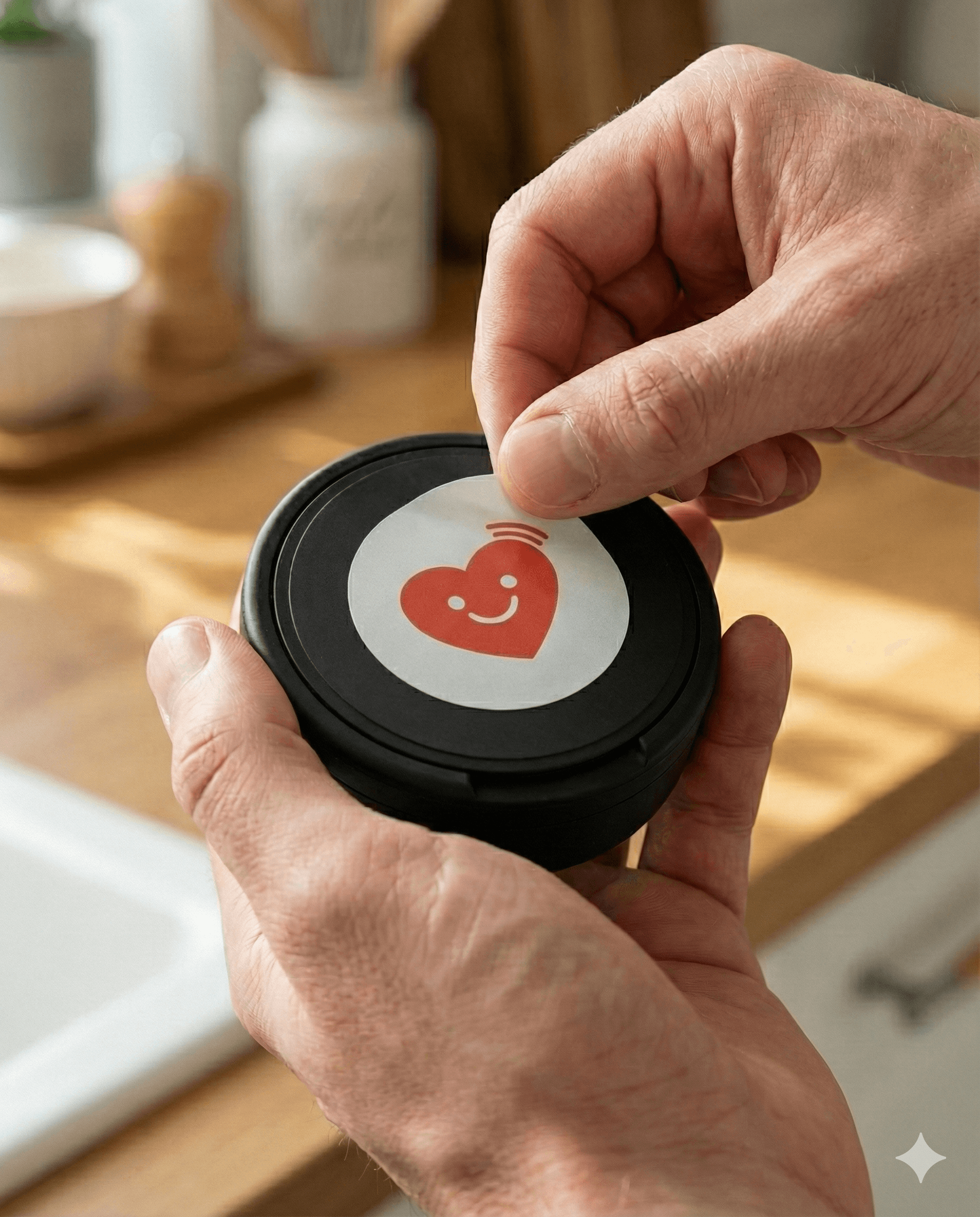 Steg 01 illustration: Klistra fast